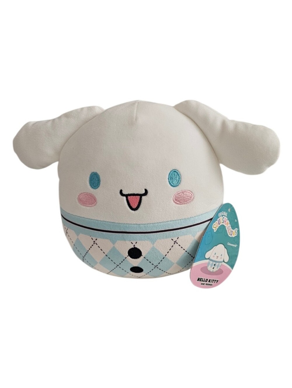 Sanrio Cinnamoroll Plush - Cream, Light Blue and Pink Soft Toy